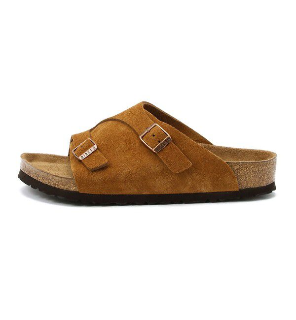 BIRKENSTOCK「【ビルケンシュトック】チューリッヒ ソフトフットベッド/ミンク スエードレザー/サンダル メンズ」|サンダル|