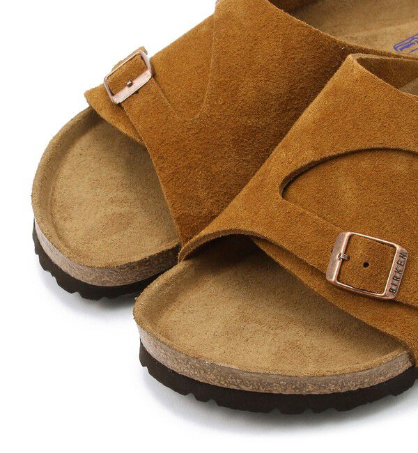 BIRKENSTOCK「【ビルケンシュトック】チューリッヒ ソフトフットベッド/ミンク スエードレザー/サンダル メンズ」|サンダル|