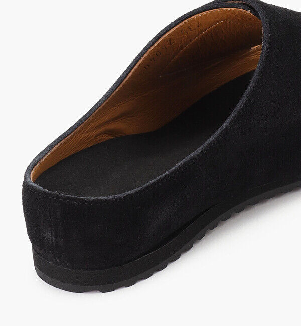 BENEXY「【ベネクシー】180 リラックス/ブラック ベロアレザー/サンダル メンズ レディース」|サンダル|