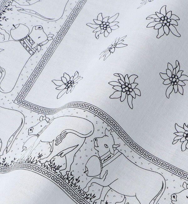 UNITED ARROWS「＜GLARNER TUECHLI＞ Cowbell/カウベル ハンカチ」|ハンカチ|