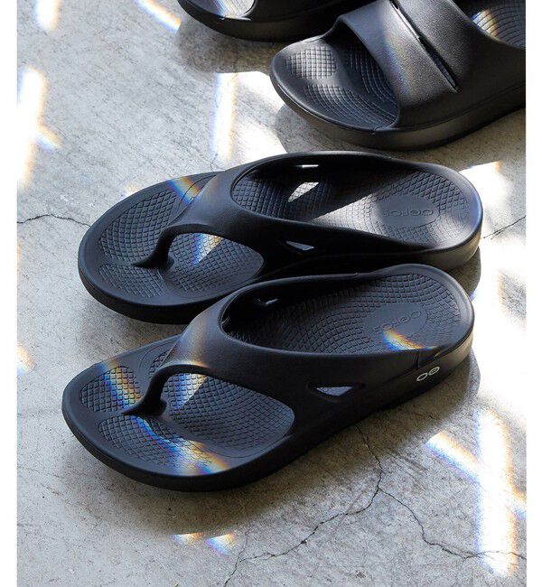UNITED ARROWS green label relaxing「＜OOFOS＞OORIGINAL サンダル」|サンダル|BLACK