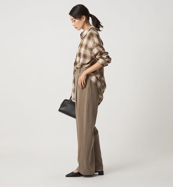 UNITED ARROWS green label relaxing「［size SHORTあり］シアー チェック シャツ」|シャツ・ブラウス|