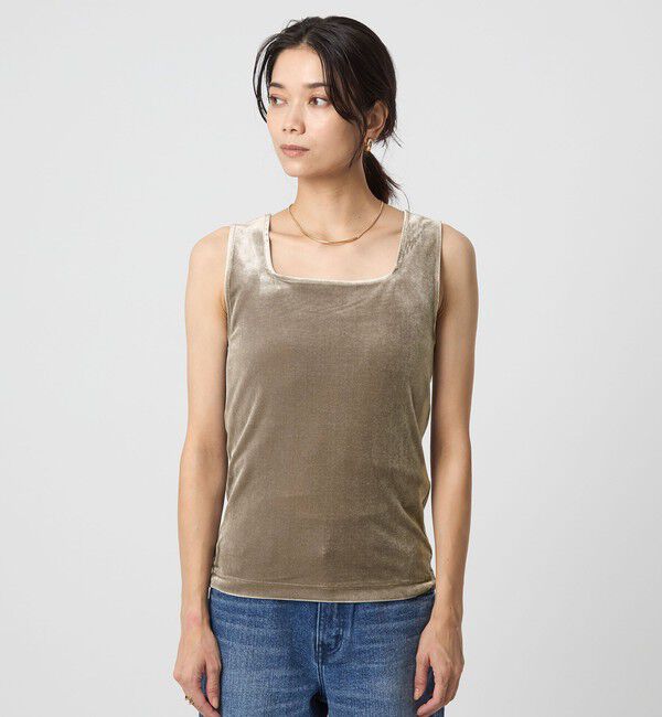 UNITED ARROWS green label relaxing「ベロア タンクトップ」|タンクトップ|