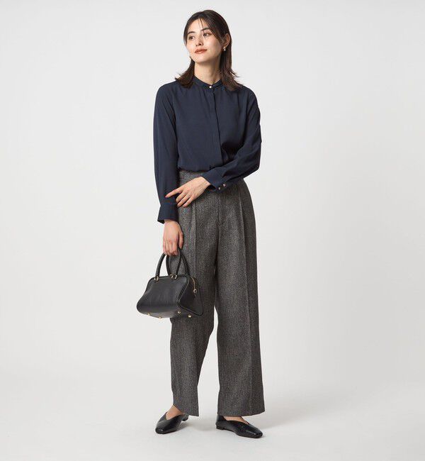 UNITED ARROWS green label relaxing「バイカラー ブラウス」|シャツ・ブラウス|