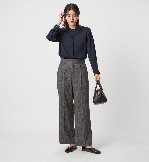 UNITED ARROWS green label relaxing「バイカラー ブラウス」|シャツ・ブラウス|