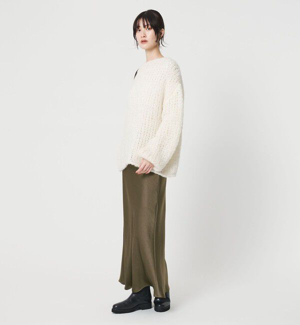 BEAUTY&YOUTH UNITED ARROWS「ポリエステルサテン マーメイドフレアスカート」|スカート|