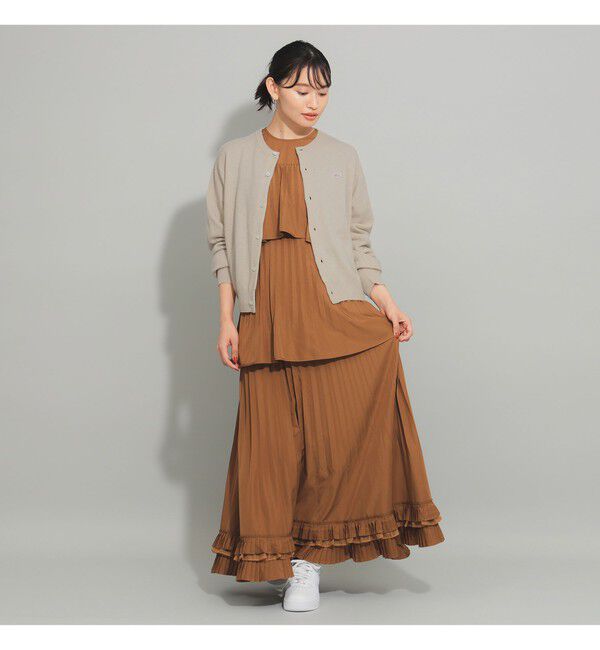 Ray BEAMS 「DANTON / ラムウール クルーネック カーディガン」|カーディガン|