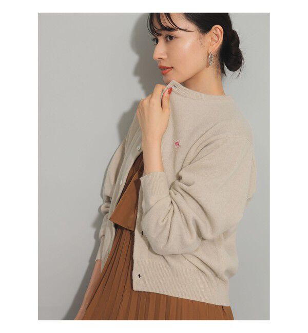 Ray BEAMS 「DANTON / ラムウール クルーネック カーディガン」|カーディガン|