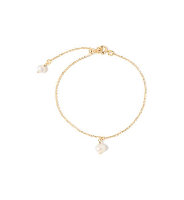 BEAMSBOY「淡水パール スライド ブレスレット」|その他|GOLD