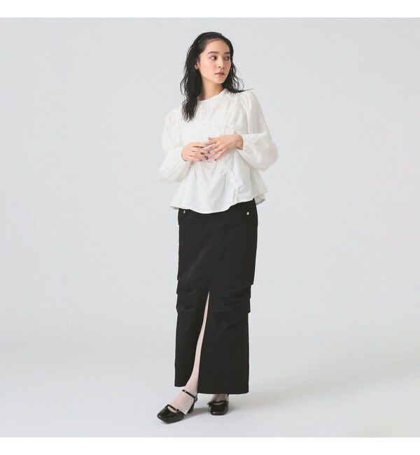 Ray BEAMS 「GHOSPELL / Caro Asymmetric Top」|シャツ・ブラウス|