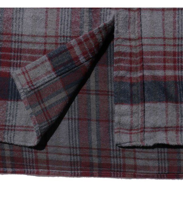 BEAMS PLUS「B.D. Classic-fit Indian flannel Plaid Over Dye」|シャツ・ブラウス|