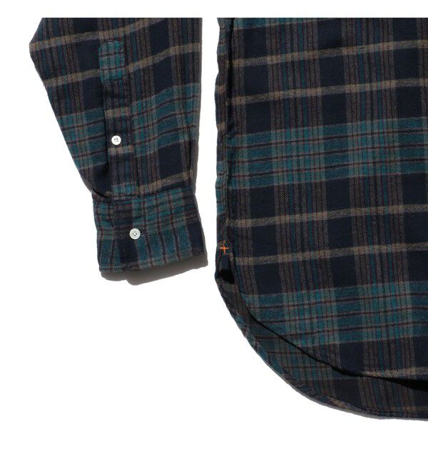 BEAMS PLUS「B.D. Classic-fit Indian flannel Plaid Over Dye」|シャツ・ブラウス|