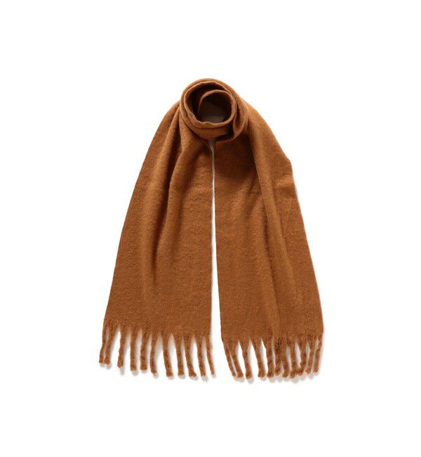 BEAMS「シャギー ビッグ マフラー」|マフラー|BROWN