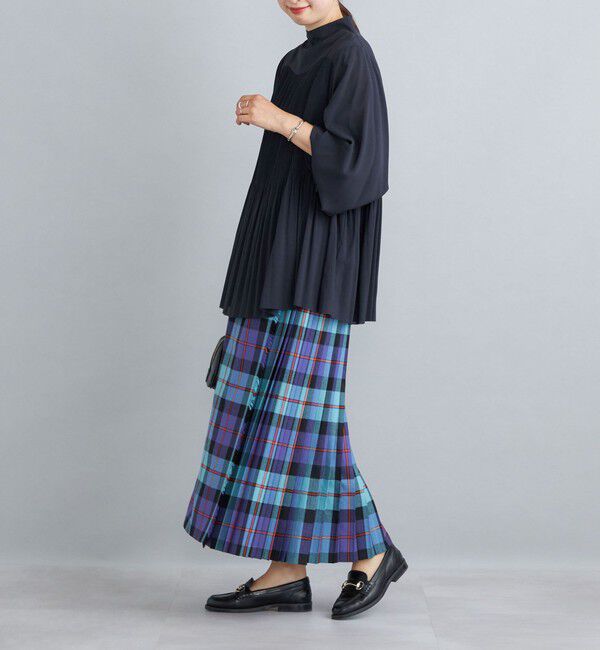 SHIPS for women「〈手洗い可能〉キュプラポリプリーツブラウス◇」|シャツ・ブラウス|