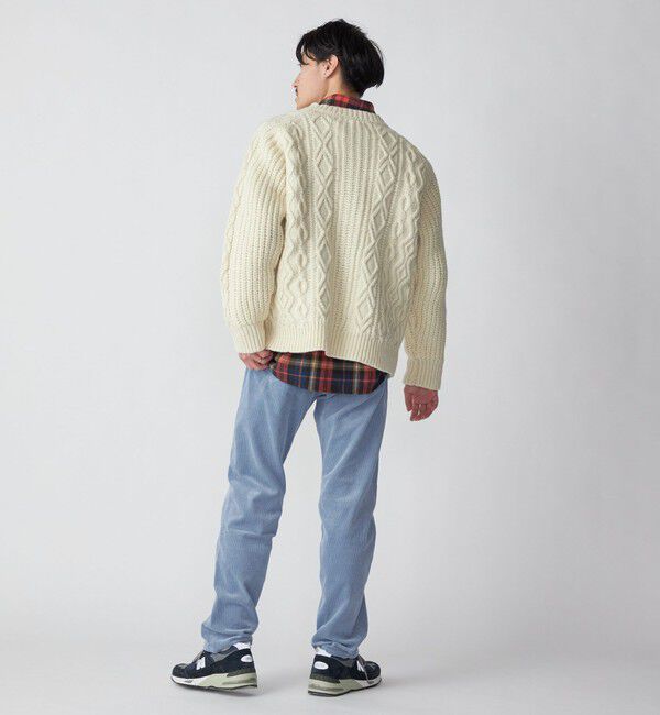 SHIPS「SHIPS: 〈ウォッシャブル〉フィッシャーマン ニット カーディガン」|カーディガン|