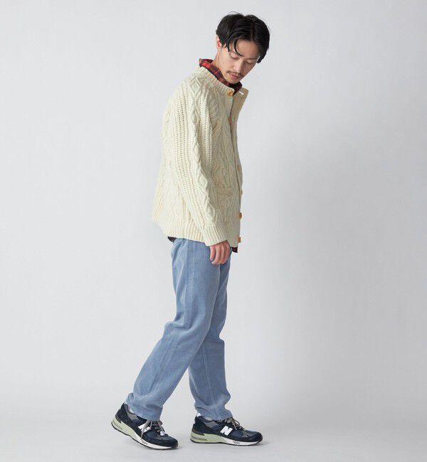 SHIPS「SHIPS: 〈ウォッシャブル〉フィッシャーマン ニット カーディガン」|カーディガン|