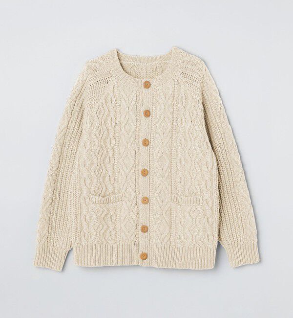 SHIPS「SHIPS: 〈ウォッシャブル〉フィッシャーマン ニット カーディガン」|カーディガン|