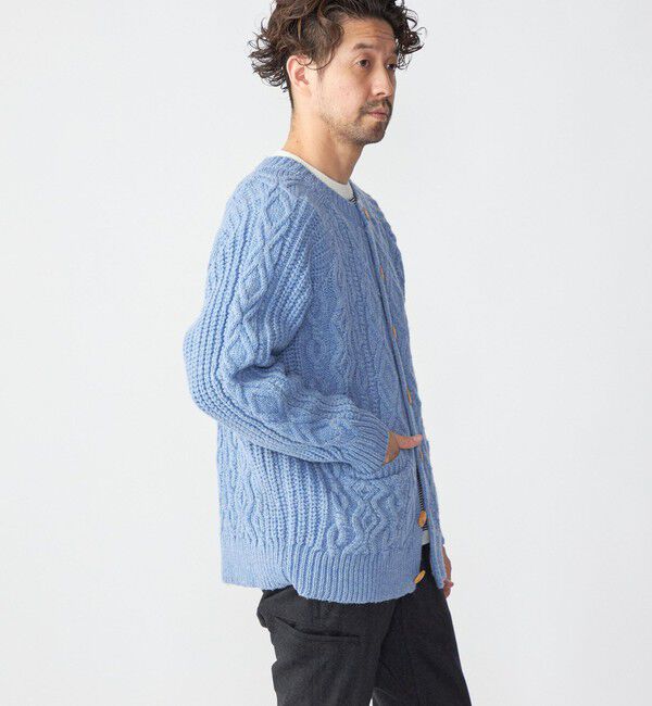 SHIPS「SHIPS: 〈ウォッシャブル〉フィッシャーマン ニット カーディガン」|カーディガン|