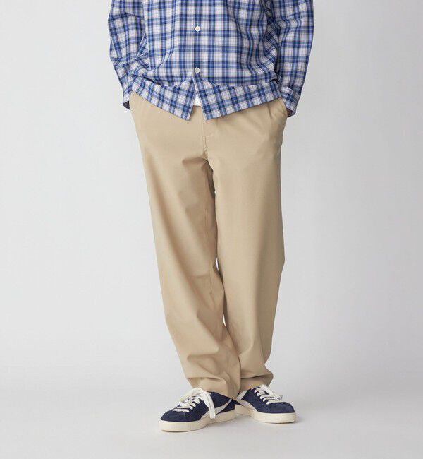 SHIPS「SHIPS:〈洗濯機可能/ストレッチ〉T/R トロピカル リラックス イージーパンツ」|チノ|