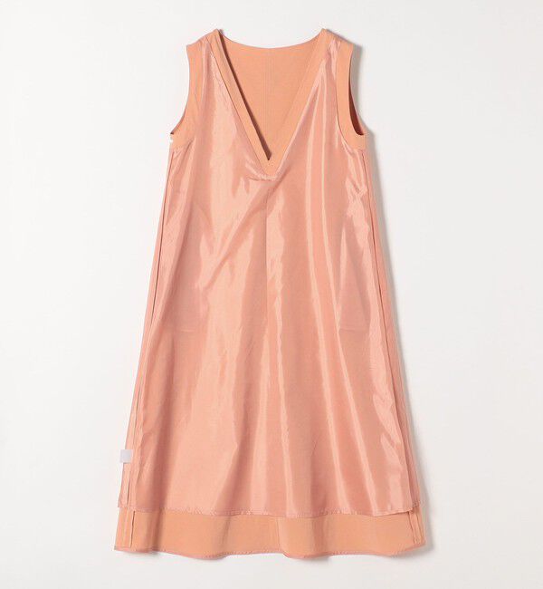 SHIPS any「SHIPS any:〈洗濯機可能〉ドライリネン Vネック ワンピース」|ワンピース|