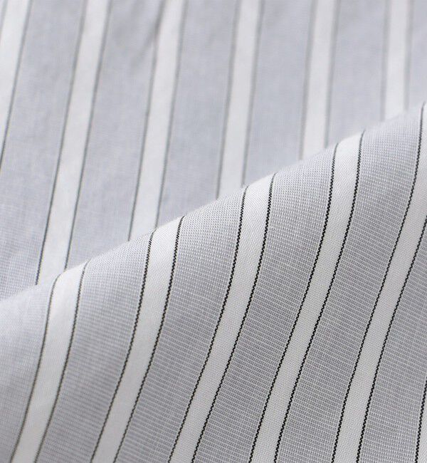 SHIPS any「SHIPS any: ストライプ / ソリッド リラックス バンドカラー シャツ 25AW◇」|シャツ・ブラウス|