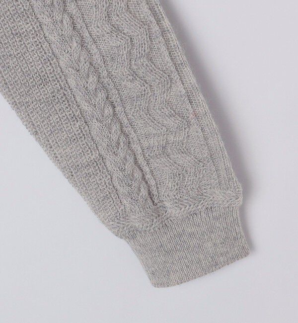 SHIPS「SHIPS:〈手洗い可能〉ランダム アラン クルーネック プルオーバー ニット」|ニット・セーター|