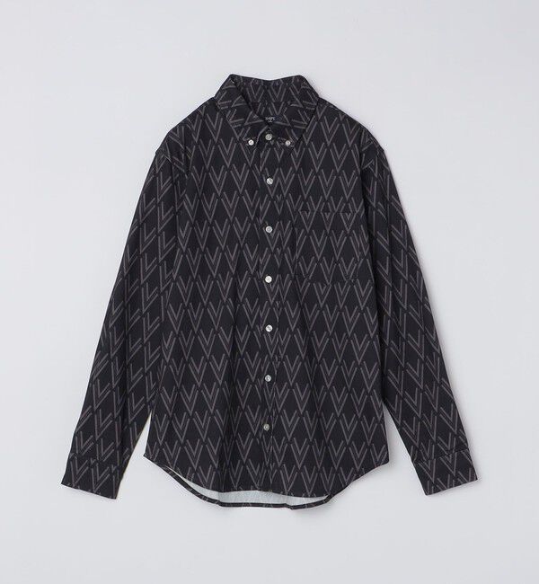 SHIPS Colors 「SHIPS Colors:〈洗濯機可能〉プリント ロングスリーブ シャツ」|シャツ・ブラウス|