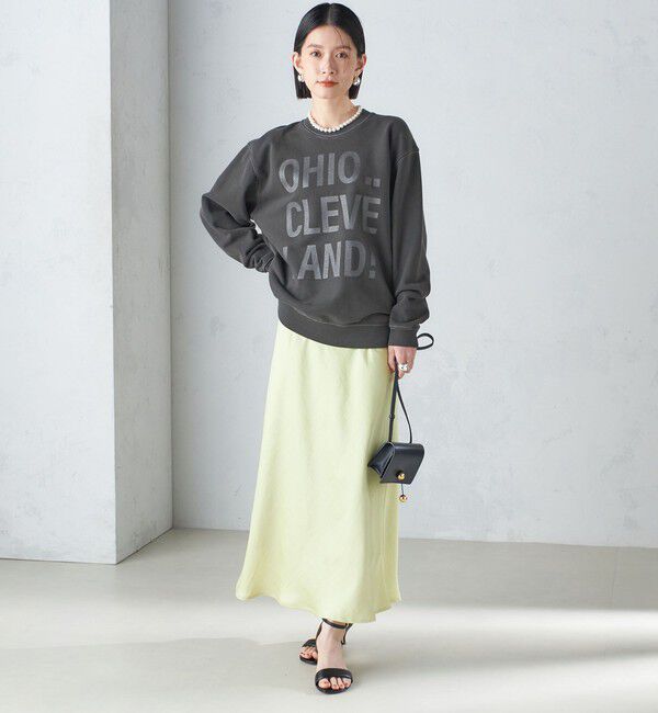 SHIPS for women「〈手洗い可能〉バイアス サテン マーメイド スカート」|スカート|