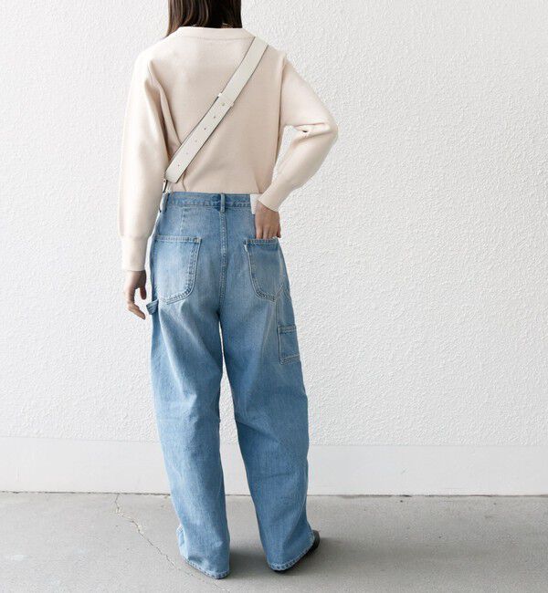 SHIPS any「《一部追加予約》SHIPS any:〈洗濯機可能〉コクーンペインター デニムパンツ［SHIPS any DENIM］」|デニム|