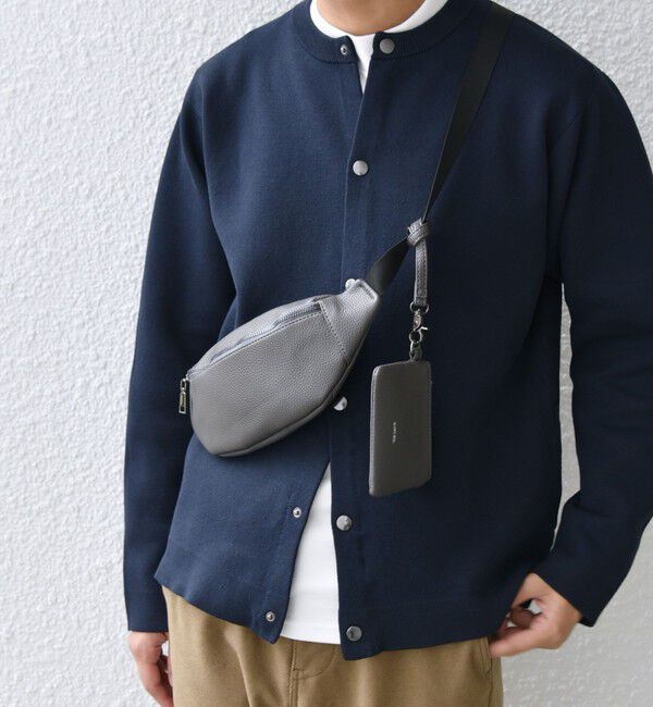 SHIPS any「SHIPS any: スプリット レザー ボディバッグ (カードケース付き)◇」|その他|ヘザーグレー