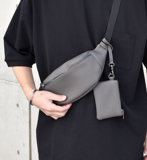 SHIPS any「SHIPS any: スプリット レザー ボディバッグ (カードケース付き)◇」|その他|