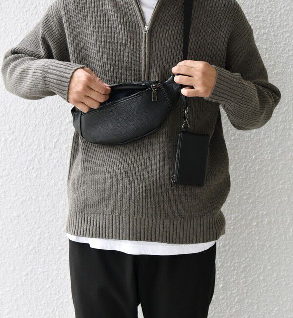 SHIPS any「SHIPS any: スプリット レザー ボディバッグ (カードケース付き)◇」|その他|