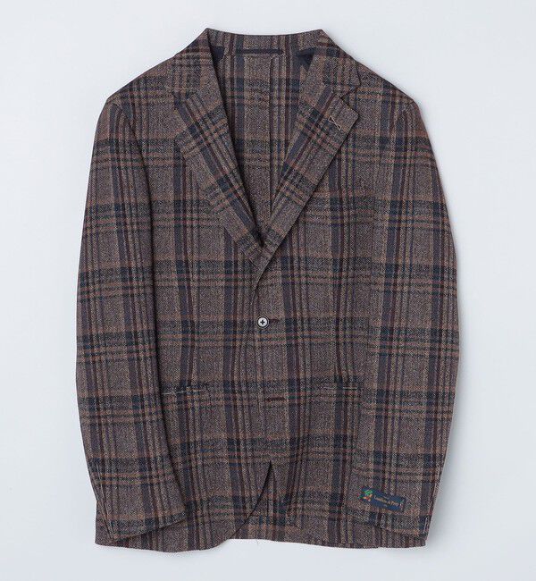 SHIPS「SHIPS: Lanificio di Pray社製 チェック ジャケット」|テーラードジャケット|
