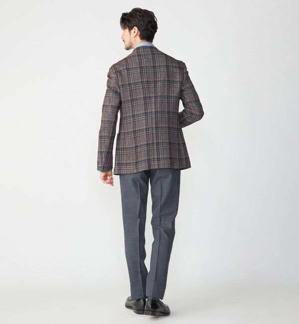 SHIPS「SHIPS: Lanificio di Pray社製 チェック ジャケット」|テーラードジャケット|