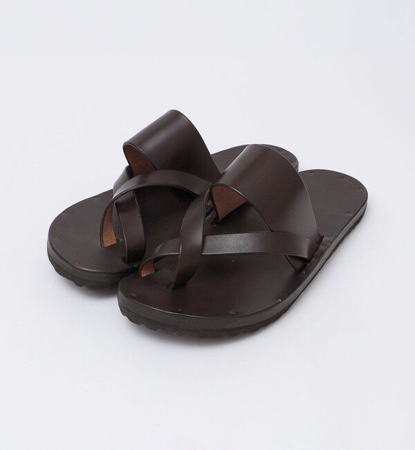 SHIPS「JUTTA NEUMANN: FRANK SANDAL」|サンダル|ブラウン