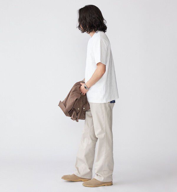 SHIPS「SHIPS: リンクス ジャカード リーフ柄 Tシャツ」|Tシャツ・カットソー|