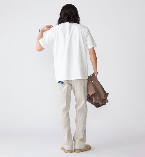 SHIPS「SHIPS: リンクス ジャカード リーフ柄 Tシャツ」|Tシャツ・カットソー|