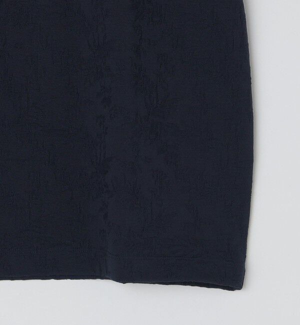 SHIPS「SHIPS: リンクス ジャカード リーフ柄 Tシャツ」|Tシャツ・カットソー|