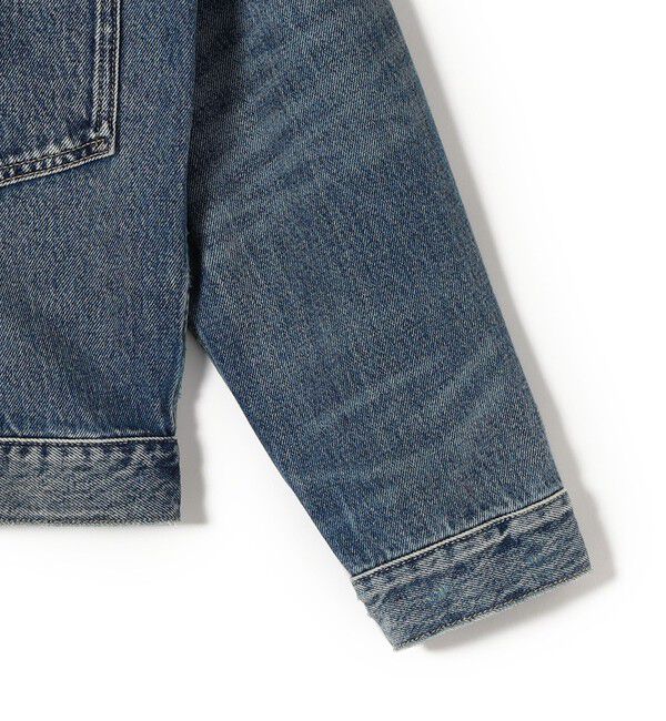 SHIPS for women「BIT BLUE:〈手洗い可能〉ヴィンテージ トラッカー ジャケット」|デニムジャケット|