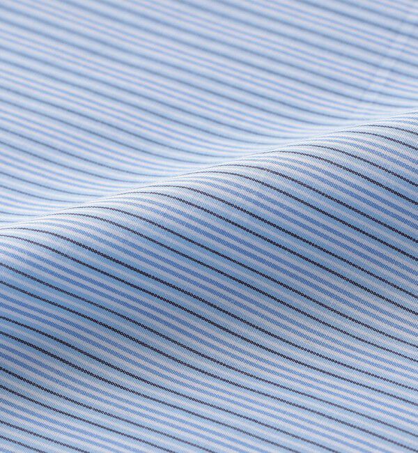 SHIPS「【SHIPS別注】Errico Formicola: オルタネート Wストライプ タブカラー シャツ」|シャツ・ブラウス|