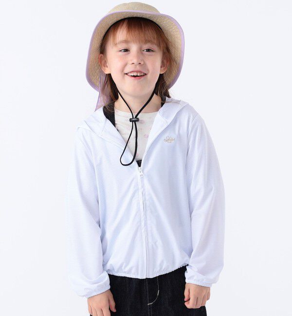 SHIPS KIDS「SHIPS KIDS:100～130cm /〈接触冷感/UVカット〉サンシェード フーディー」|パーカー|