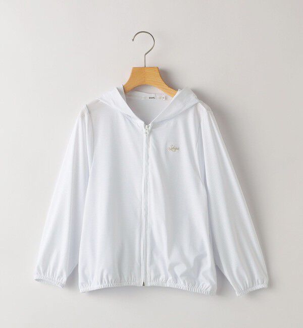 SHIPS KIDS「SHIPS KIDS:100～130cm /〈接触冷感/UVカット〉サンシェード フーディー」|パーカー|