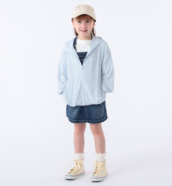 SHIPS KIDS「SHIPS KIDS:100～130cm /〈接触冷感/UVカット〉サンシェード フーディー」|パーカー|