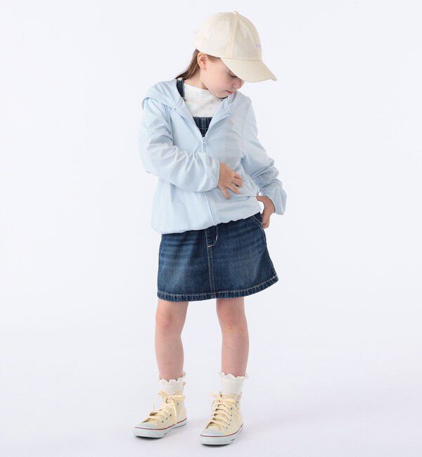 SHIPS KIDS「SHIPS KIDS:100～130cm /〈接触冷感/UVカット〉サンシェード フーディー」|パーカー|