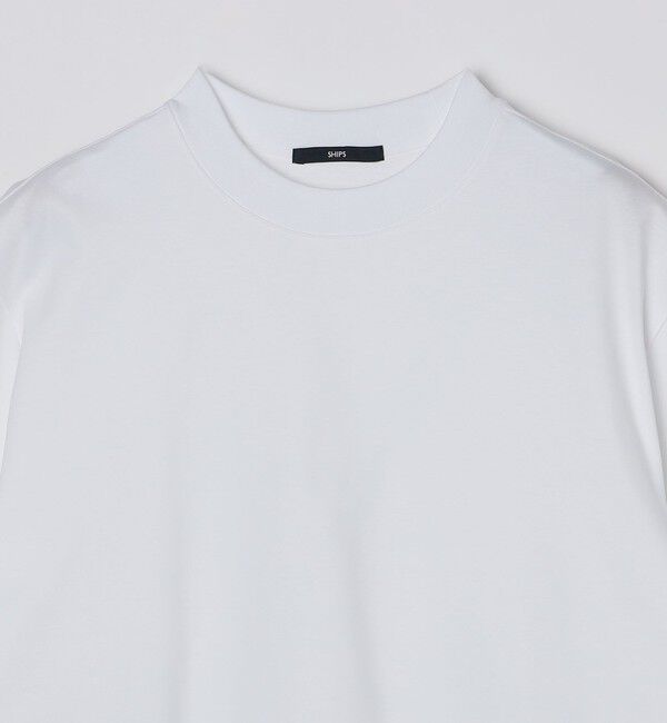 SHIPS「SHIPS: ハイゲージ クルーネック ポンチ Tシャツ」|Tシャツ・カットソー|