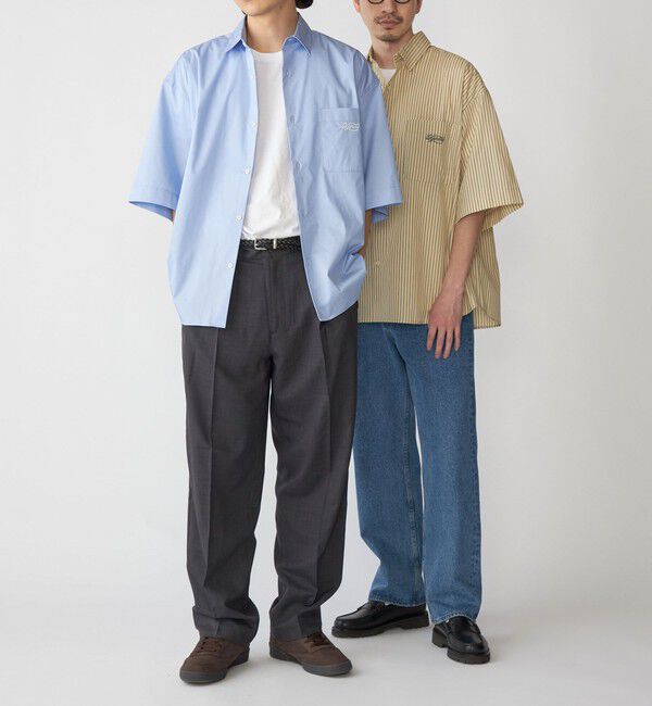 SHIPS「SHIPS: 2タック ワイド テーパード パンツ」|その他|