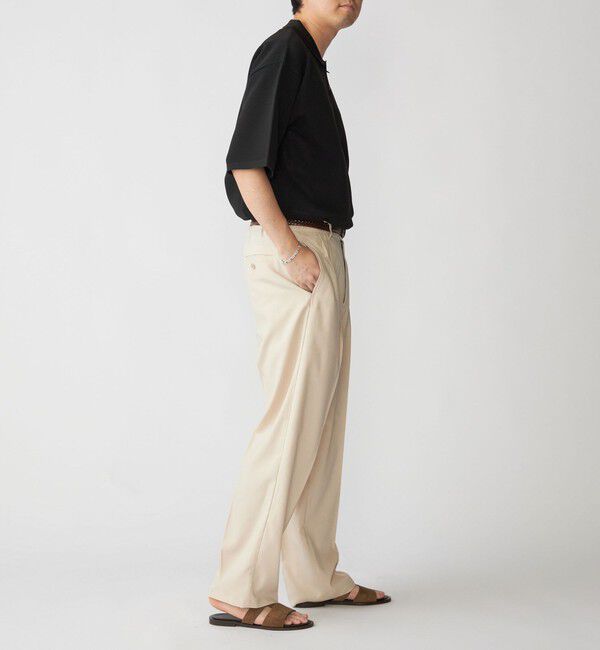 SHIPS「SHIPS: 2タック ワイド テーパード パンツ」|その他|