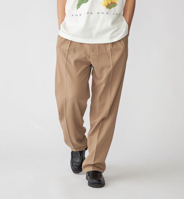 SHIPS「SHIPS: 2タック ワイド テーパード パンツ」|その他|