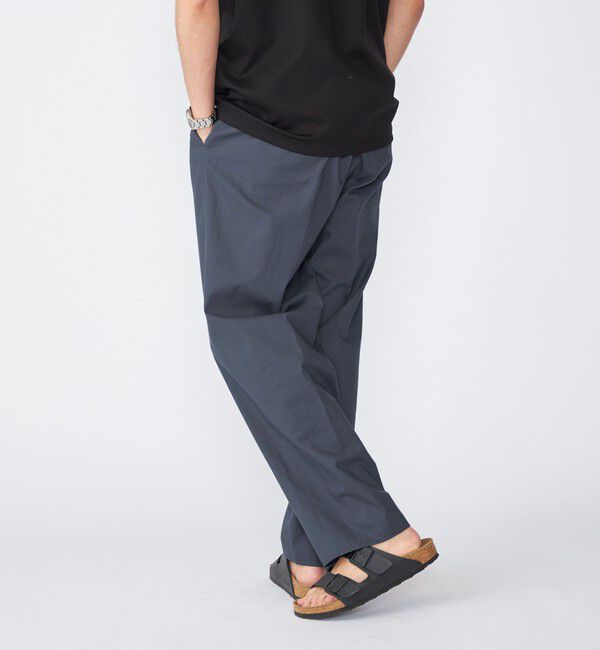 SHIPS「【SHIPS別注】FANTASTICDAYS: 2プリーツ コットン テーパードパンツ」|スラックス|