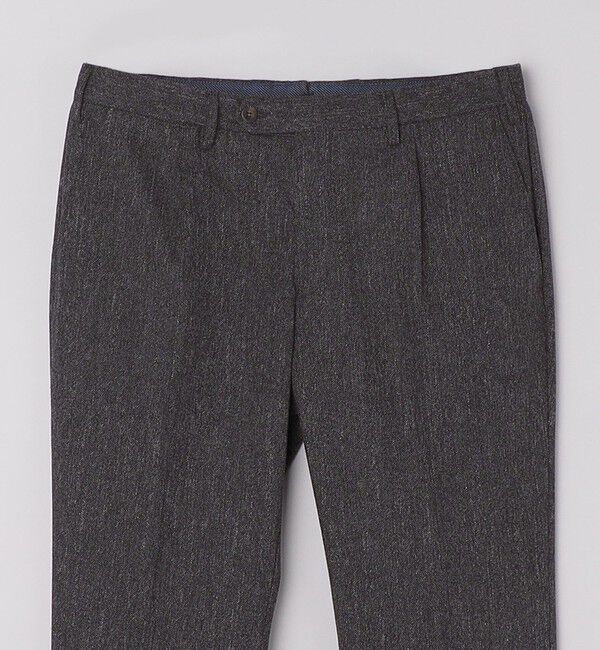 SHIPS「GERMANO: ウール コットン メランジ スラックス」|スラックス|